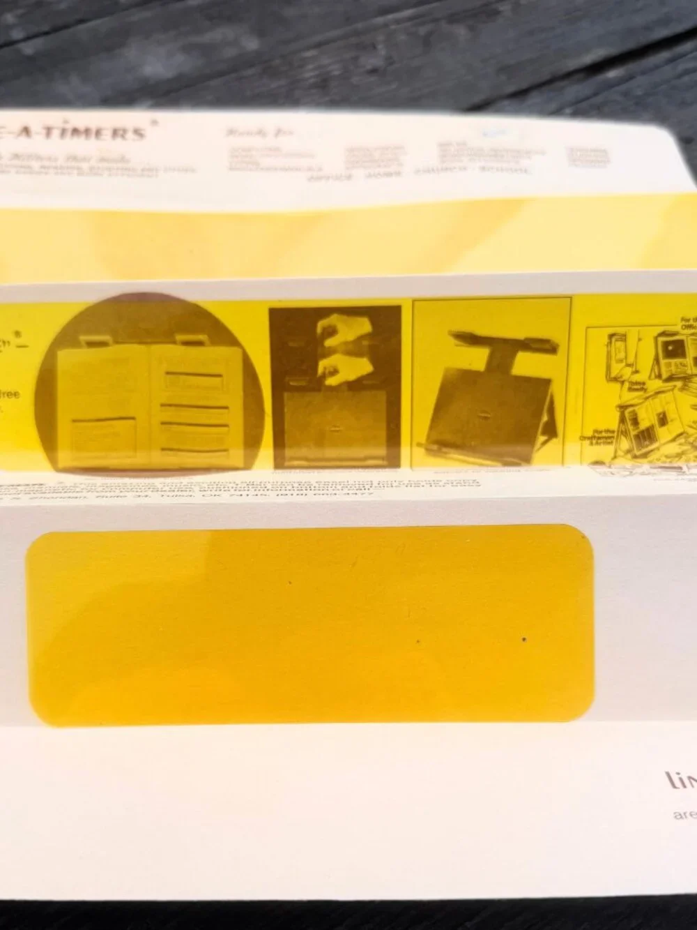 Vintage Line A Timers Moveable Hiliters Highlighters Bookmarks Transparent Strip